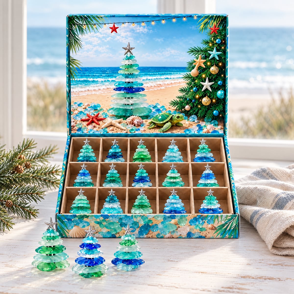 Adventskalender i havglas